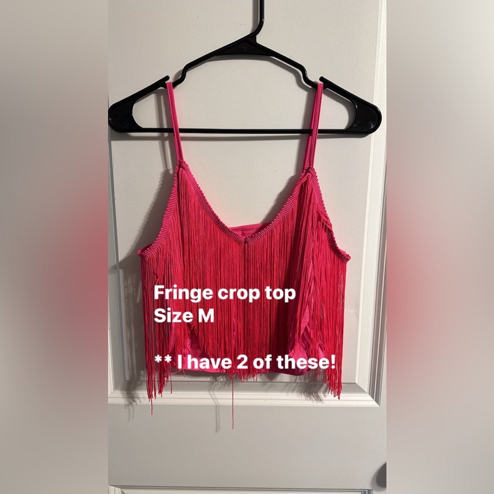 Fringe crop top
